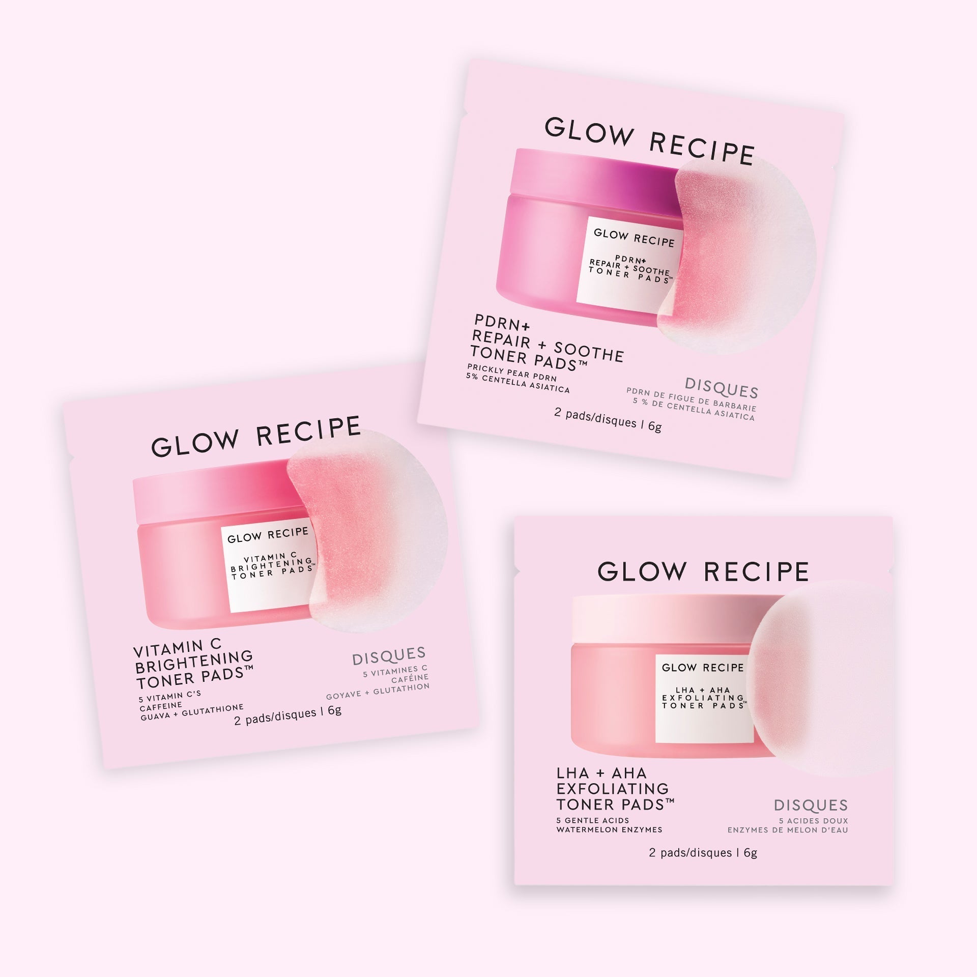Korean Toner Pad Sample Trio