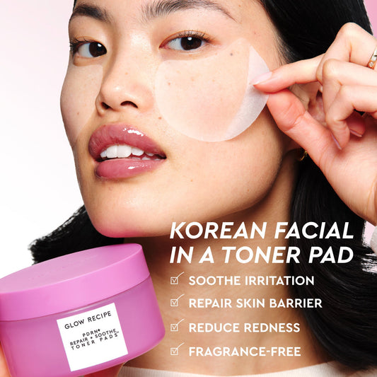 PDRN+ Repair + Soothe Korean Toner Pads